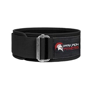 Dark Iron Fitness Weight Lifting Belt Large Black Lumbar Support‎ Gym Workout